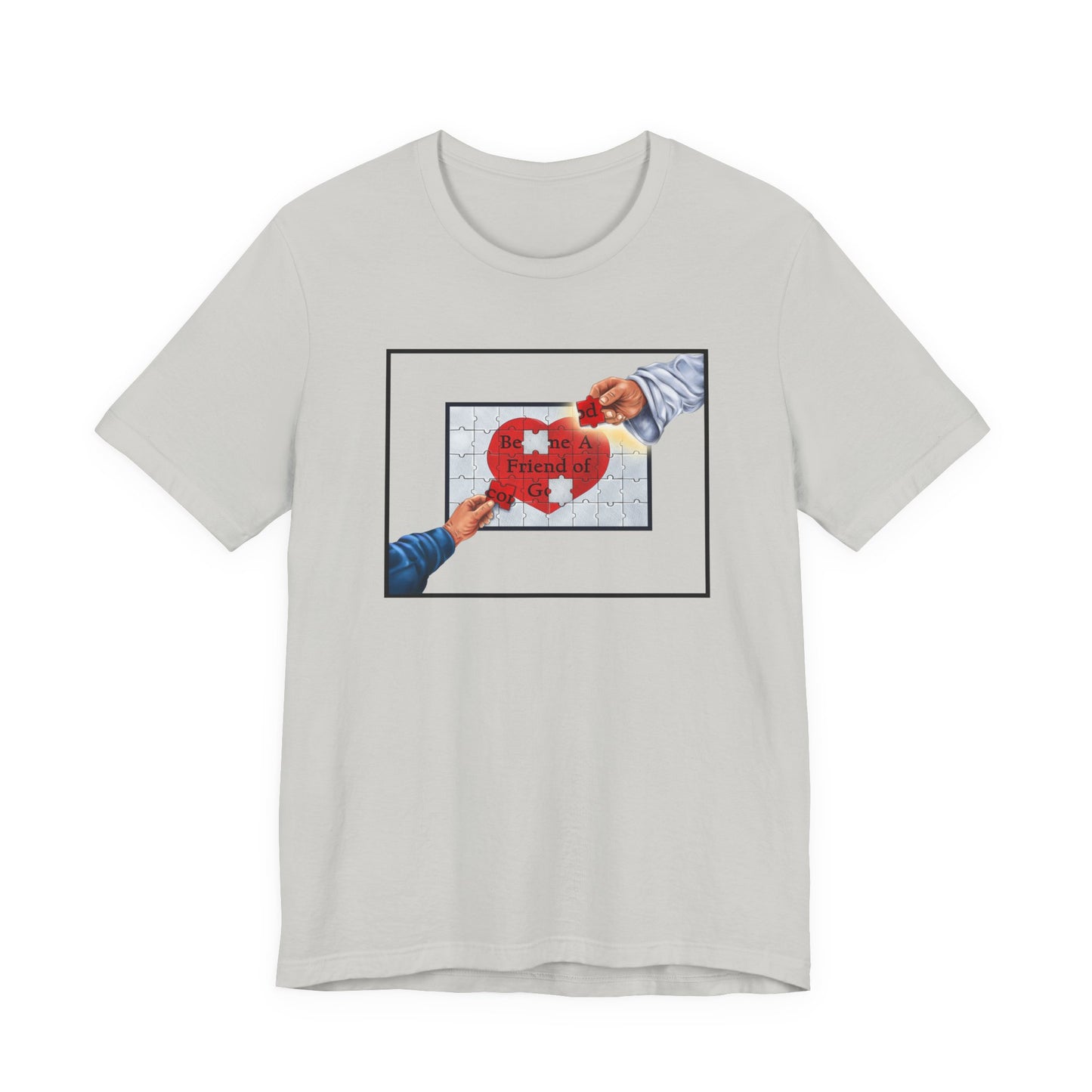 Become A Friend of God Puzzle Design (Red), Faith-Based, Christian