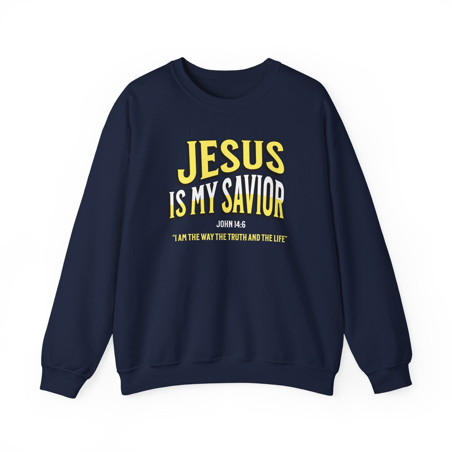 Jesus is my Savior, Faith-Based, Repentance, Unisex Heavy Blend Sweatshirt