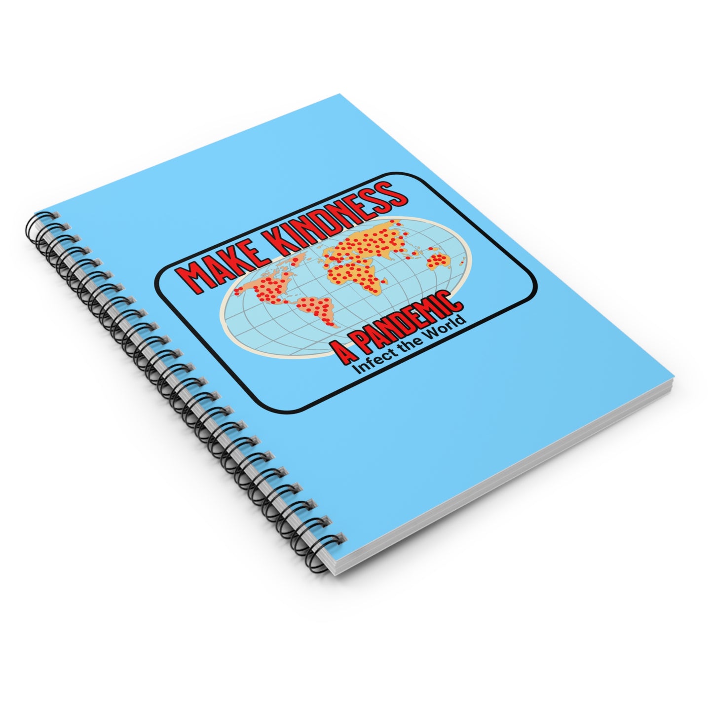 Make Kindness a Pandemic Notebook — Spiral Ruled Journal for Positivity & Gifts, Faith-Based