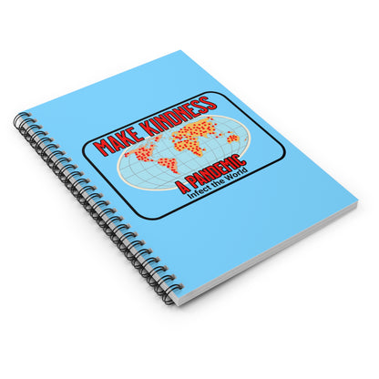 Make Kindness a Pandemic Notebook — Spiral Ruled Journal for Positivity & Gifts, Faith-Based