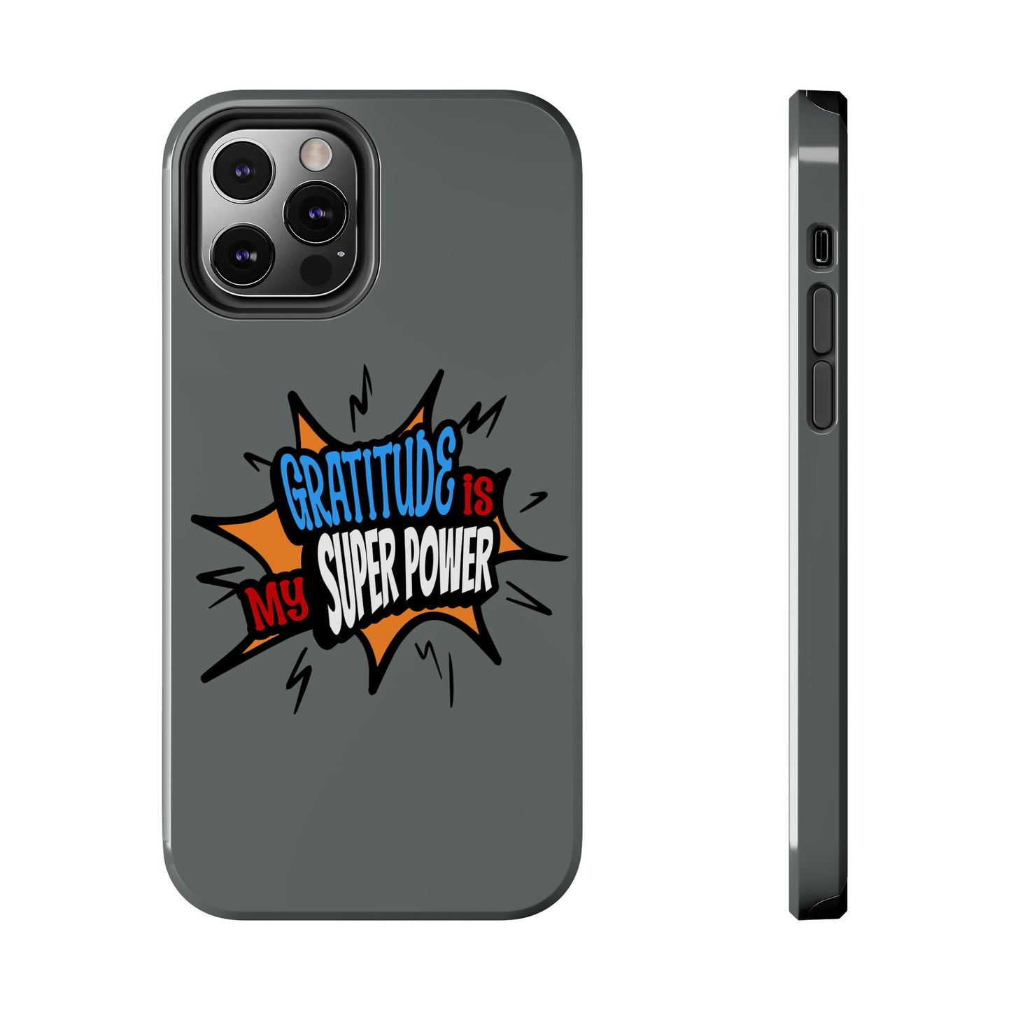 Gratitude is My Superpower, Phone Case, Christian, Faith-Based