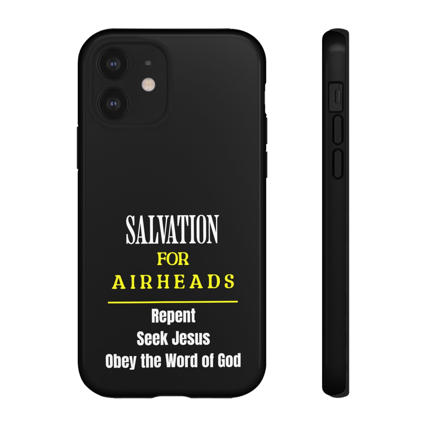 Salvation for Air Heads, Phone Case, Christian Message, Inspiration