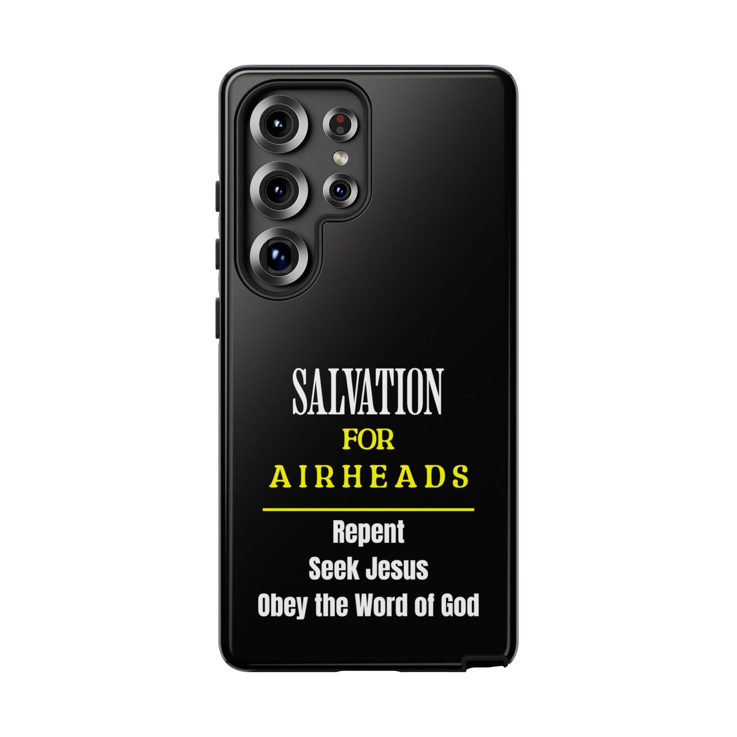 Salvation for Air Heads, Phone Case, Christian Message, Inspiration