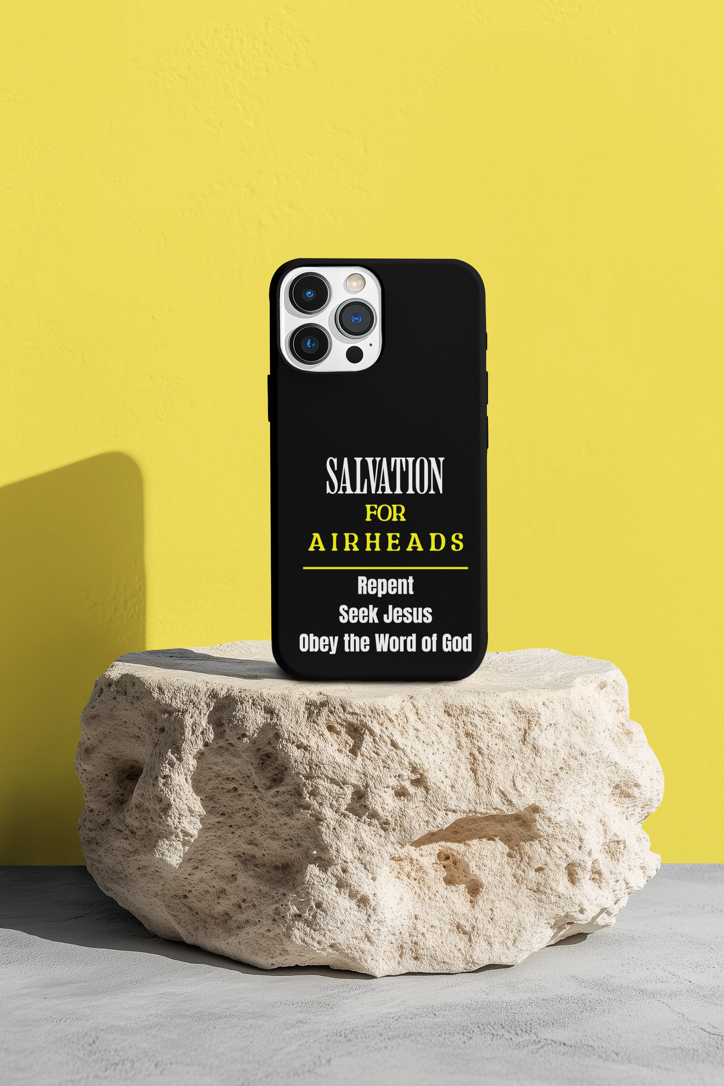 Salvation for Air Heads, Phone Case, Christian Message, Inspiration
